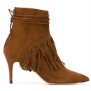 2025 Classic Style Color Zipper Open-close New Fashion Tassels  Decoration High Heel Women Ankle Boots Shoes
