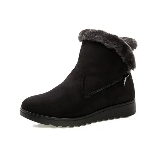 Winter Ankle Boots Women Shoes  New Fashion Non-slip Warm Plush Zipper Casual Shoes Woman Snow Boots - Image 2