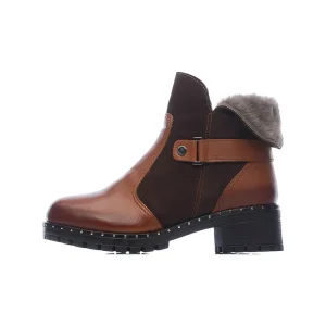 Supply Winter Women's Ankle Boots High Quality Leather Upper Flat Women's Boots