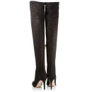 Fashion Hot Sale Leather Stiletto Heels Women Over Knee High Heel Boots