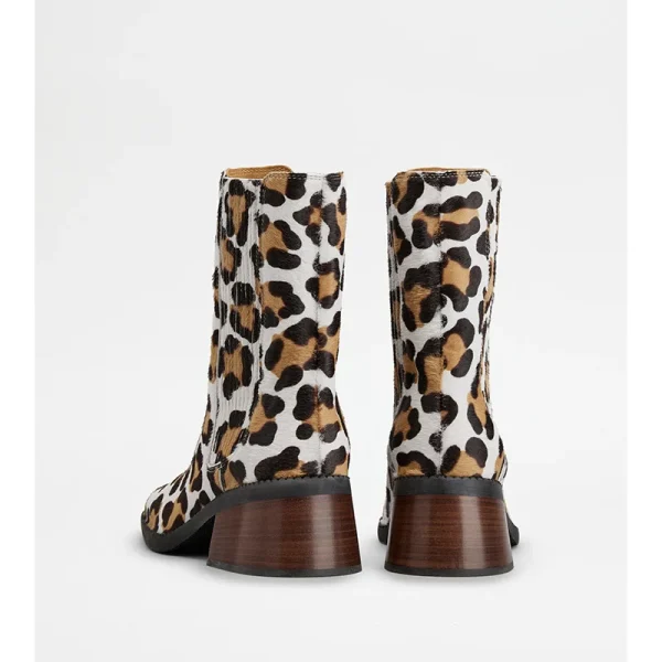 Fashion Fashion Versatile Women's PU Chelsea Ankle Boots Spring and Autumn Flat Boots - Image 2