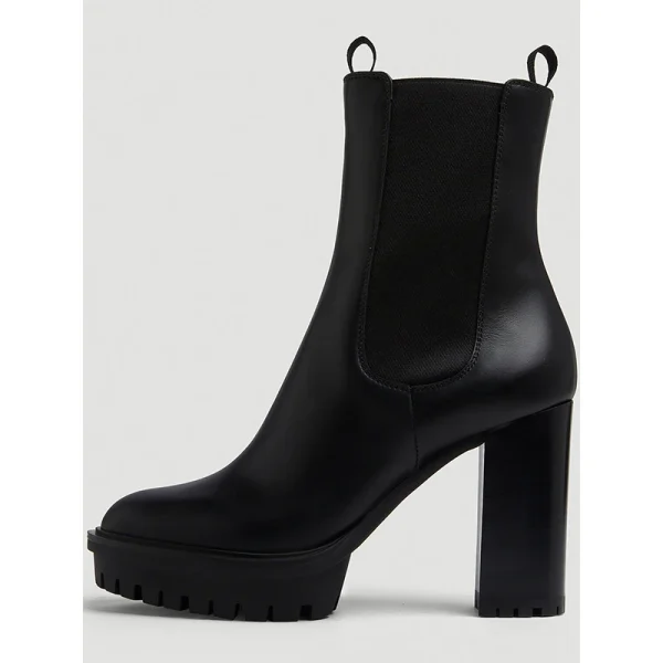 2025 New Fashion Winter Warm Daily Dress Waterproof Platform Chunky Heel chelsea Boots Shoes for Women and Ladies - Image 6