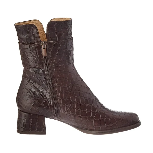 Fashion Luxury Leather with Metal Clasp Winter Women's Boots 2025 Designer Ladies Heel Shoes - Image 2