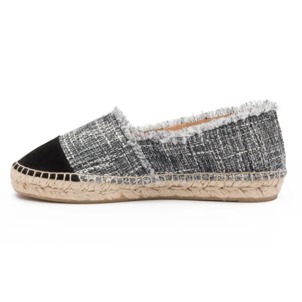 New Fashion Casual Style Espadrilles Hemp Outsole Denim Canvas Women Flat Shoes - Image 5