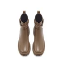 Autumn Winter  Fashion Women's  Genuine Leather Chelsea Ankle Flat Boots