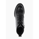 100% PU Genuine Leather Temperament Ladies High Heels Light Winter Short Boots