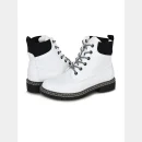 Fashion Excellent Autumn and Winter Models White Leather Upper Can Be Women's Ankle martin Boots