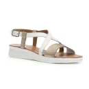 Hot Sale Classical Designer Wedges Sandals for Women and Ladies Shoes 2025 Fashion Summer Grid Pattern Platform Flats