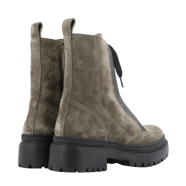 Fashion Winter New Collection Women Ankle Boots Flat Bottom Motorcycle Boots - Image 6
