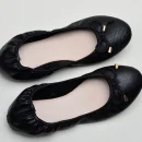 2025 High Quality Fashion Ladies Leather Bow Dance Comfortable Flat Shoes Women's Casual Shoes