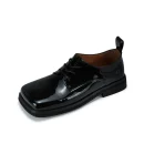 Fashion 2025 Leather Loafer Shoes for Women New Styles Ladies Black and White Flats High Quality Casual Shoes