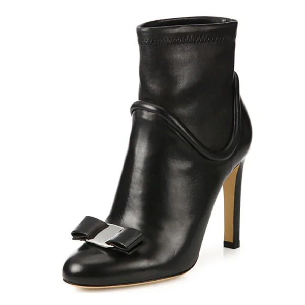 2025 Winter Women Ankle chelsea Heel Boots for Ladies High Quality Sheepskin Leather Designer Boot