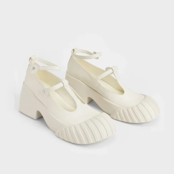 2025 New Trend Fashion Cool Girl Round Toe Thick Sold Women Mary Jane Shoes - Image 3