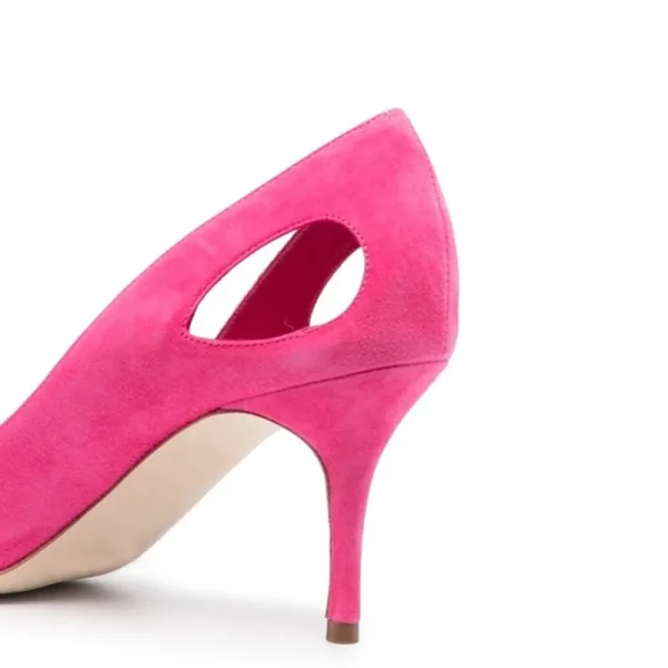 2025 New Style Support High Quality Sexy Elegance Empty Empty Pointed Toe Womens High Heel Shoes - Image 5