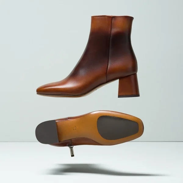 Absolute Quality Support PU Genuine Leather Upper Ladies Lightweight Winter Short Boots - Image 3