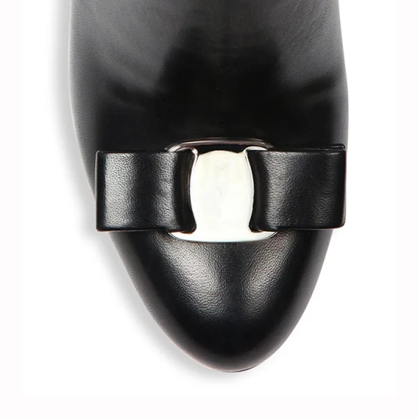 2025 Winter Women Ankle chelsea Heel Boots for Ladies High Quality Sheepskin Leather Designer Boot - Image 5