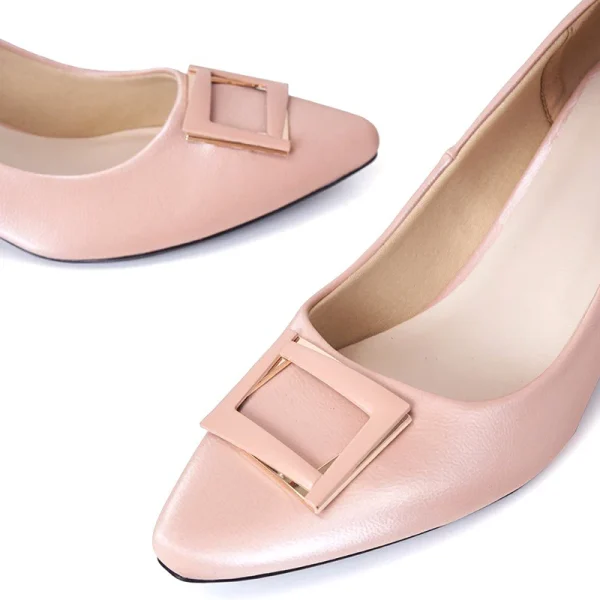 2025 Top Grade Quality Luxury Lady Sexy Fashion Square High Heels Women's Pumps - Image 4
