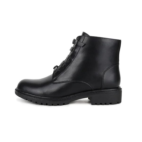 Quality Assured Autumn Winter Fashion Sexy Leather Upper Women's Ankle Boots Causal Style - Image 2