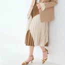 Personalized Process Pointed Toe Design Genuine Leather Ankle Strap Lady High Heel Shoes