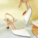 2025 New Design Straps Leather Stylish Elegant and Comfortable Women's Sandals