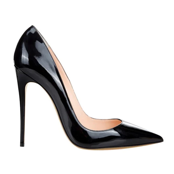 2025 Spring and Autumn Trending Fashion 12cm Thin High Heels Pointed Toe Office Women Dress Shoes - Image 4