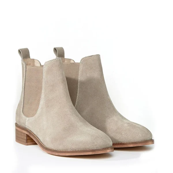 Leather Chunky Heel Woman Winter Ankle Boots - Image 2