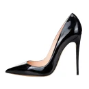 2025 Spring and Autumn Trending Fashion 12cm Thin High Heels Pointed Toe Office Women Dress Shoes