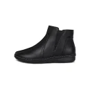 Leather Upper Winter Comfort Flat Side Side Zipper Ladies Boots