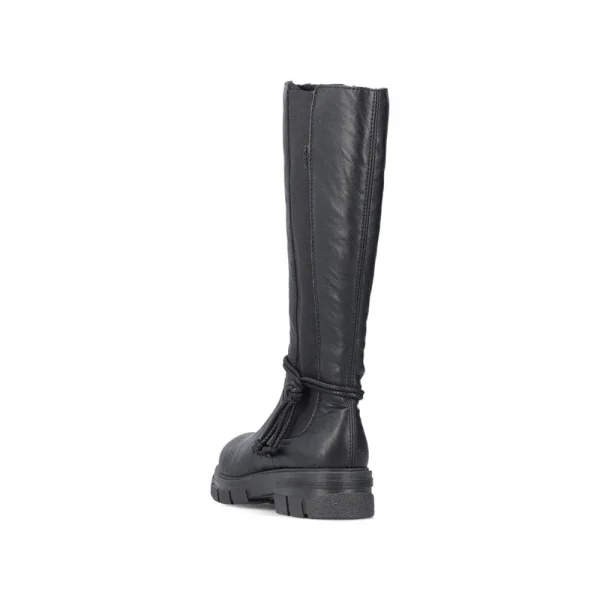 Winter Fashion New Design Black Leather Upper Boots Women's Long Boots - Image 6