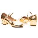 Low Heels Ballroom LATIN Golden Women's Pumps Dance Casual Shoes Ladies High Heeled Sandal