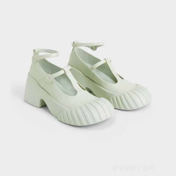 2025 New Trend Fashion Cool Girl Round Toe Thick Sold Women Mary Jane Shoes - Image 2
