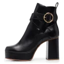 2025 New Arrive High Thick-heeled Genuine Leather Daily Life Party Dress martin Boots Shoes for Women and Ladies