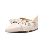 Personalized Process Pointed Toe Design Genuine Leather Ankle Strap Lady High Heel Shoes