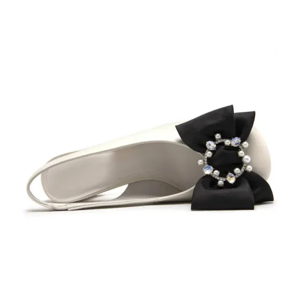 2025 Luxury Trendy Heels Daily Leisure Comfortable the Butterfly Design Women's Heel Shoes - Image 2