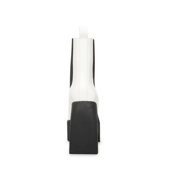 Euramerican Autumn and Winter PU Fashion All-match Black square Heel Ladies Mid-well Boots - Image 3