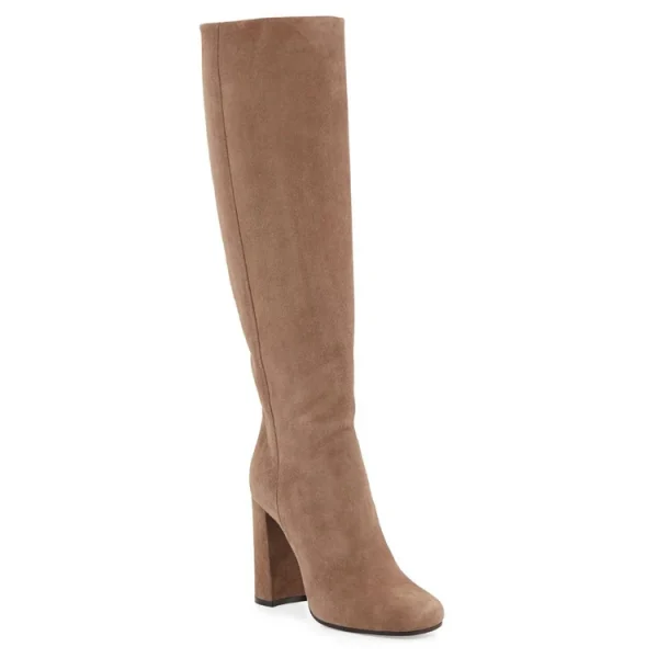 Fashion Women Real Leather Italian Shoe for Ladies Thigh Boots High Quality Leather Heels Women Knee Long Boots - Image 6
