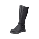 Winter Fashion New Design Black Leather Upper Boots Women's Long Boots