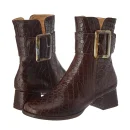 Fashion Luxury Leather with Metal Clasp Winter Women's Boots 2025 Designer Ladies Heel Shoes