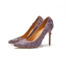 Fashion Fairy High Heel Shoes Thin Prong Head Hollow Sweet Fluffy Women Pumps Party Dress Shoes