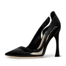 Newest Style Latest Fashion Leather High Heels Shoes for Women Pumps Designer Heels for Ladies Bride Wedding Shoe