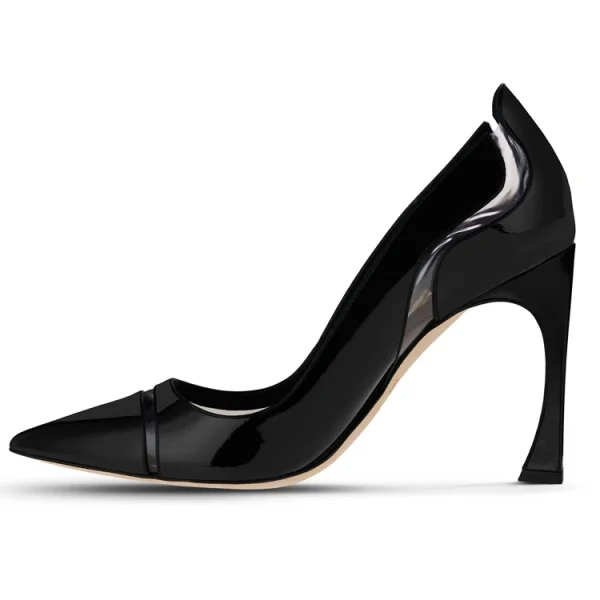 Newest Style Latest Fashion Leather High Heels Shoes for Women Pumps Designer Heels for Ladies Bride Wedding Shoe - Image 2