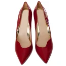 Summer Fashion Sexy Red Leather Pointed Toe Thin High Heels Women Pumps Shoes