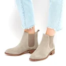 Leather Chunky Heel Woman Winter Ankle Boots