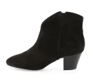 New Fashion Design Black Casual Suede Leather Women Warm Ankle Chunky Heel Boot Shoes for Ladies