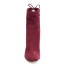 Shoes Genuine Leather Pointed Chunky High Heel Women Ankle Boots