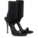 Fashion Latest Designs Sexy Neoprene Open Toe Dress Footwear High Heel Sandal Women Shoes