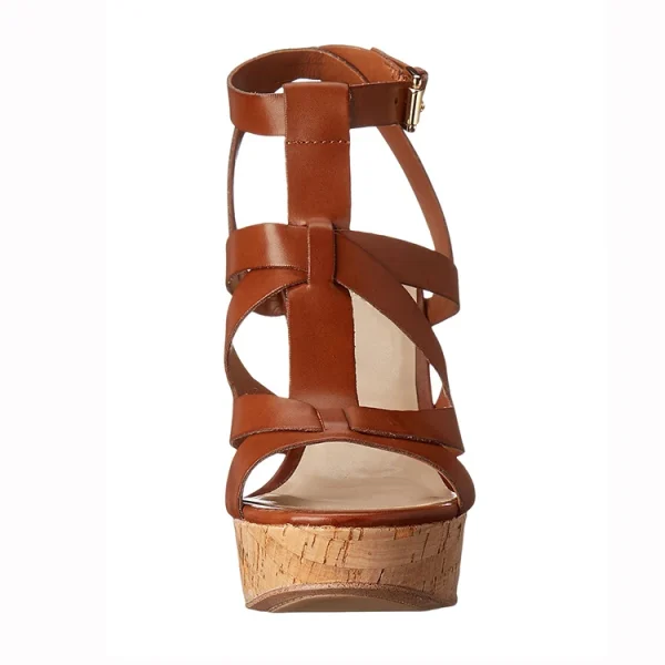 New Summer Fashions Genuine Leather Flat Comfortable Cork Other Trendy Shoes for Women and Ladies Wedge Sandal - Image 3
