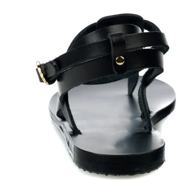Summer New Trend Fashion Casual Black Strap Flat Women Flip-flop Sandals Shoes - Image 4