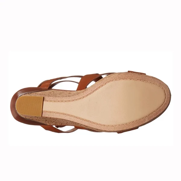 New Summer Fashions Genuine Leather Flat Comfortable Cork Other Trendy Shoes for Women and Ladies Wedge Sandal - Image 6