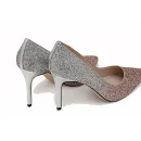 Fashion Sexy and Shiny Luxury Glitter Pointed Gradient High Heels Shoes for Women Pumps Ladies Heel Wedding Shoes